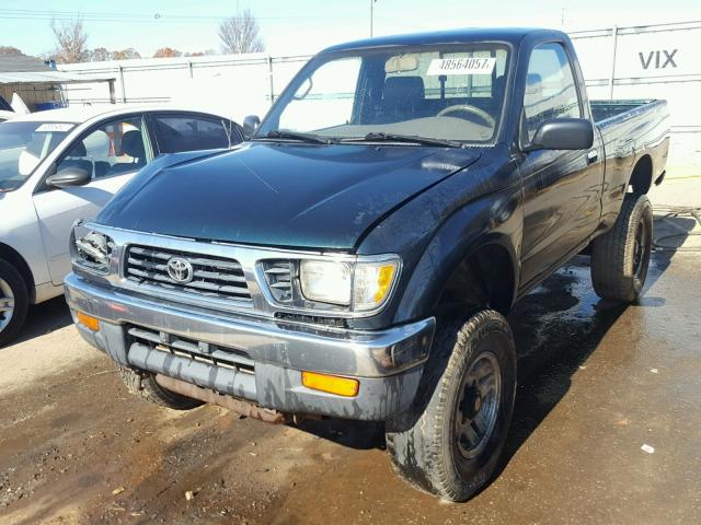 4TAPM62N2TZ211503 - 1996 TOYOTA TACOMA GREEN photo 2