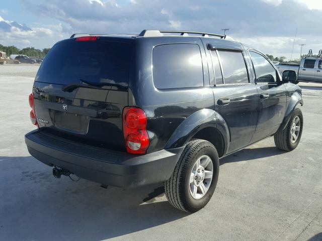 1D8HD38K48F116827 - 2008 DODGE DURANGO SX BLACK photo 4