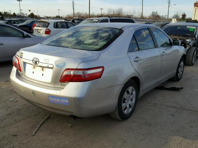 JTNBE46K373052253 - 2007 TOYOTA CAMRY NEW SILVER photo 4