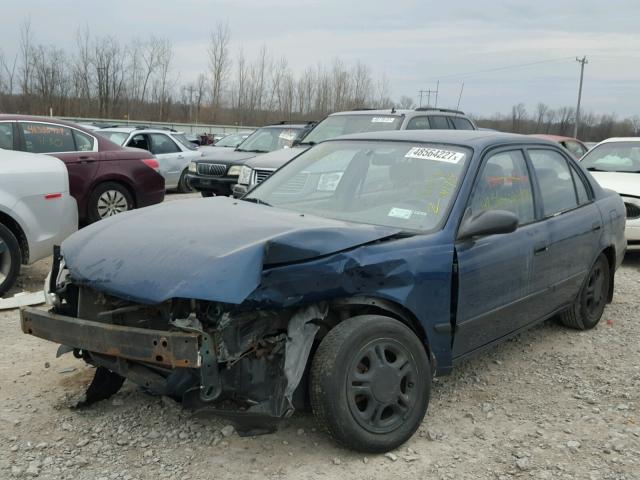 1Y1SK52832Z417514 - 2002 CHEVROLET GEO PRIZM TEAL photo 2