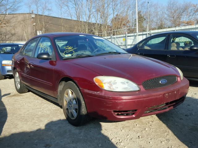 1FAFP53U25A306044 - 2005 FORD TAURUS SE MAROON photo 1