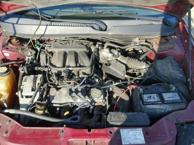 1FAFP53U25A306044 - 2005 FORD TAURUS SE MAROON photo 7