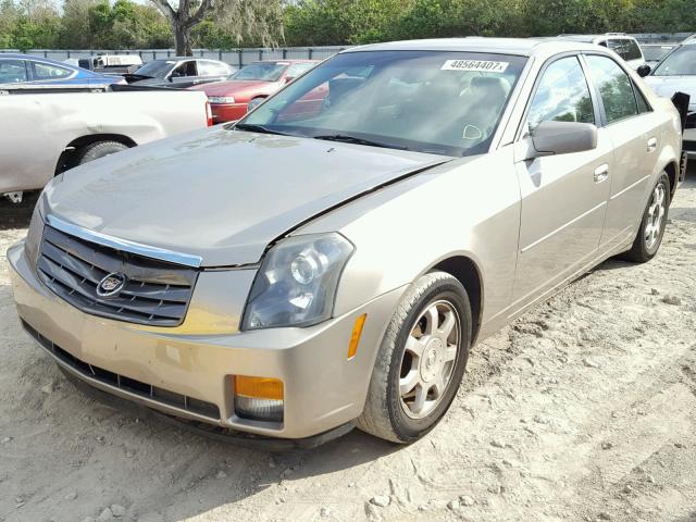 1G6DM57N430145201 - 2003 CADILLAC CTS TAN photo 2