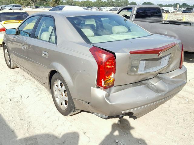 1G6DM57N430145201 - 2003 CADILLAC CTS TAN photo 3