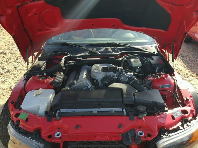 4USCH7335WLD16261 - 1998 BMW Z3 1.9 RED photo 7