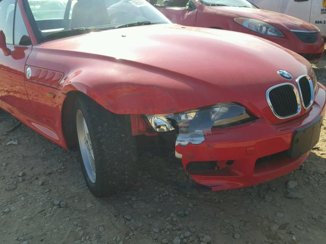4USCH7335WLD16261 - 1998 BMW Z3 1.9 RED photo 9