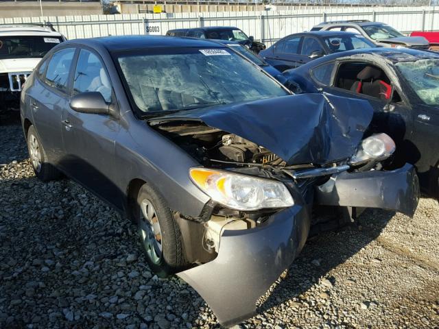 KMHDU46D89U673059 - 2009 HYUNDAI ELANTRA GL GRAY photo 1