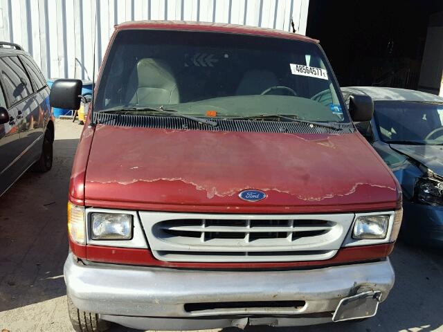 1FTNE242X2HB30046 - 2002 FORD ECONOLINE RED photo 9