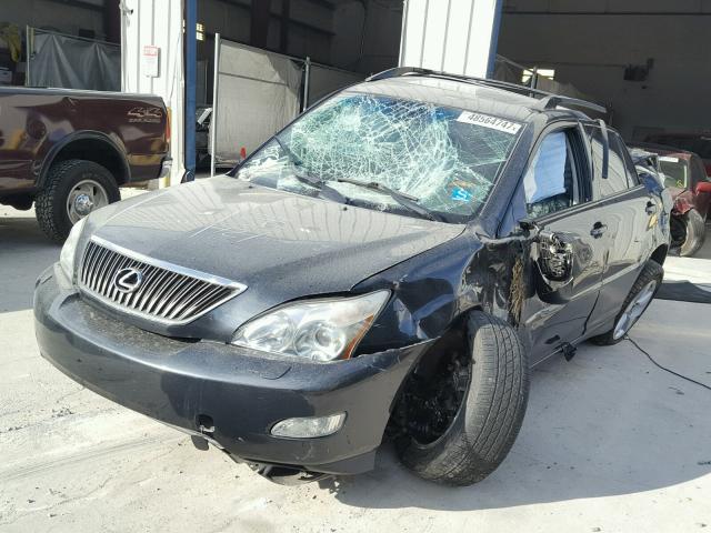 2T2GA31U76C045722 - 2006 LEXUS RX 330 CHARCOAL photo 2