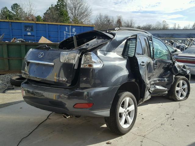 2T2GA31U76C045722 - 2006 LEXUS RX 330 CHARCOAL photo 4