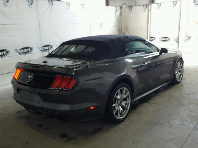 1FATP8UH2F5367183 - 2015 FORD MUSTANG CHARCOAL photo 4