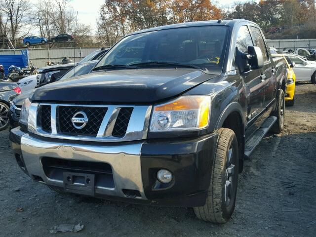 1N6BA0ECXFN512205 - 2015 NISSAN TITAN S BLACK photo 2