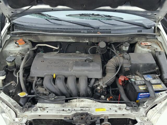 2T1BR32E83C726062 - 2003 TOYOTA COROLLA CE SILVER photo 7