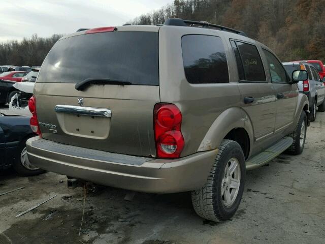 1D8HB58D14F130746 - 2004 DODGE DURANGO LI BROWN photo 4