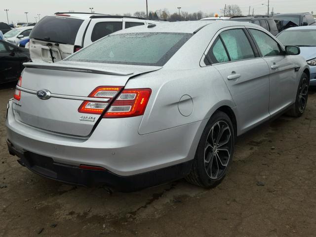 1FAHP2KT8FG179816 - 2015 FORD TAURUS SHO SILVER photo 4