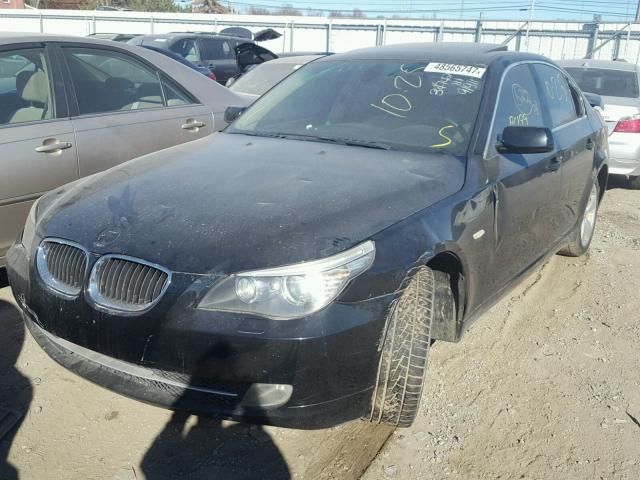 WBANU53568CT02950 - 2008 BMW 528 I BLACK photo 2