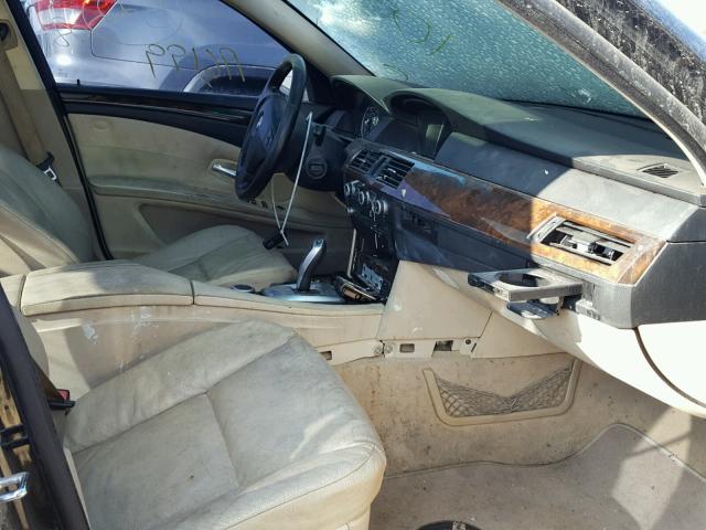 WBANU53568CT02950 - 2008 BMW 528 I BLACK photo 5