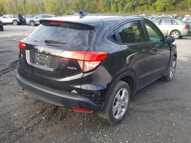 3CZRU6H55HM714983 - 2017 HONDA HR-V EX BLACK photo 4