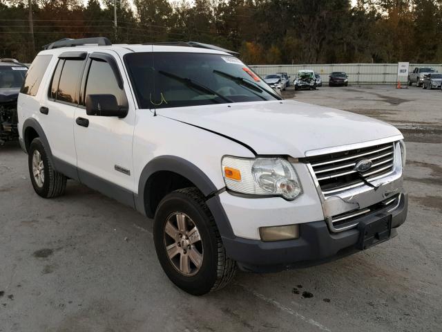 1FMEU63E86UA65941 - 2006 FORD EXPLORER X WHITE photo 1