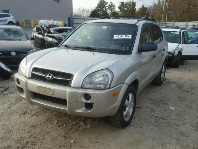 KM8JM12B06U431027 - 2006 HYUNDAI TUCSON GL SILVER photo 2