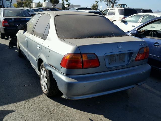 2HGEJ6612YH516083 - 2000 HONDA CIVIC BASE BLUE photo 3