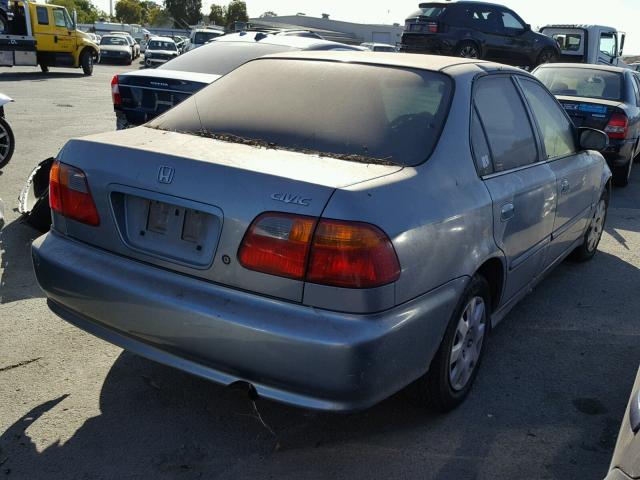 2HGEJ6612YH516083 - 2000 HONDA CIVIC BASE BLUE photo 4