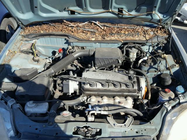 2HGEJ6612YH516083 - 2000 HONDA CIVIC BASE BLUE photo 7