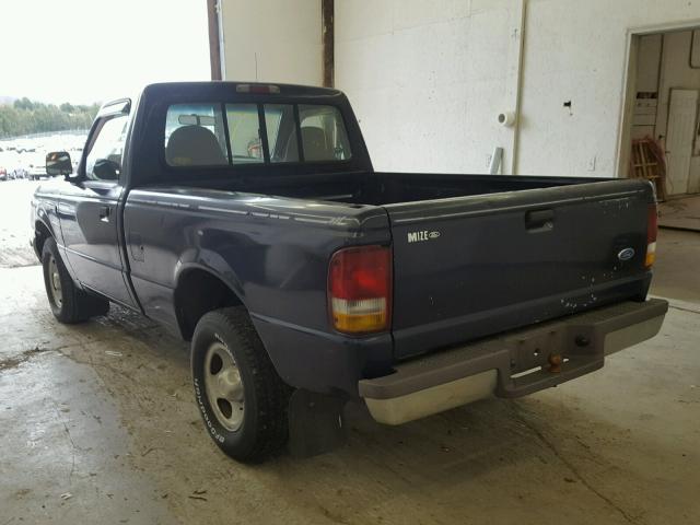 1FTCR10U5TUD90537 - 1996 FORD RANGER BLUE photo 3