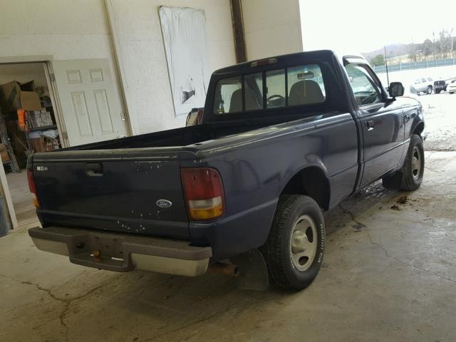 1FTCR10U5TUD90537 - 1996 FORD RANGER BLUE photo 4