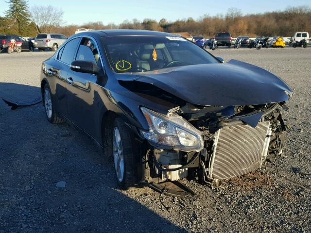 1N4AA5APXAC872184 - 2010 NISSAN MAXIMA S BLACK photo 1