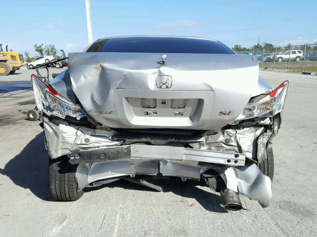 2HGFG21566H700882 - 2006 HONDA CIVIC SI SILVER photo 10