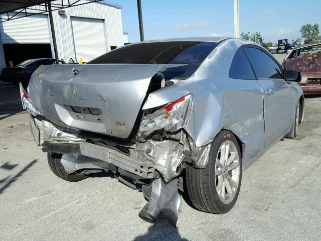 2HGFG21566H700882 - 2006 HONDA CIVIC SI SILVER photo 4