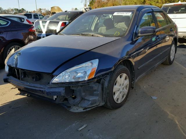 1HGCM56324A147664 - 2004 HONDA ACCORD LX BLUE photo 2