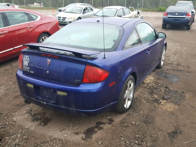 1G2AN18B777333495 - 2007 PONTIAC G5 GT BLUE photo 4