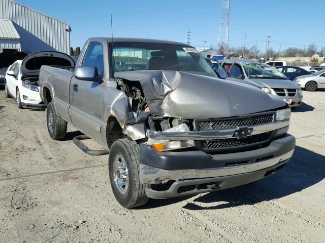 1GCHK24U82Z122268 - 2002 CHEVROLET SILVERADO TAN photo 1