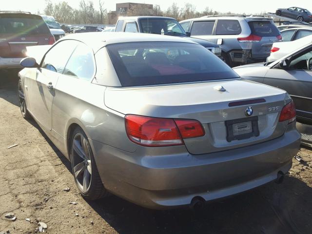 WBAWL73538PX59498 - 2008 BMW 335 I BEIGE photo 3