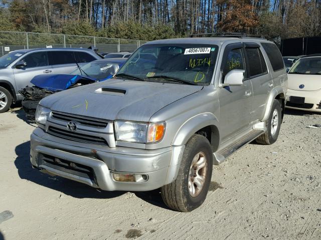 JT3HN86R510330280 - 2001 TOYOTA 4RUNNER SR SILVER photo 2