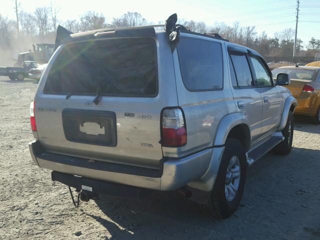 JT3HN86R510330280 - 2001 TOYOTA 4RUNNER SR SILVER photo 4