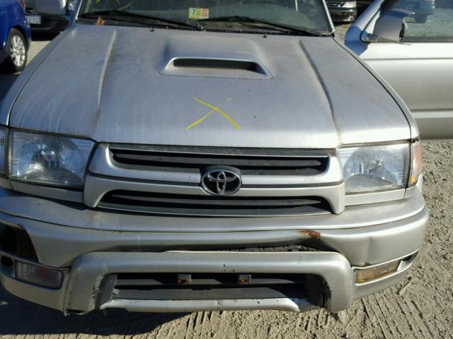 JT3HN86R510330280 - 2001 TOYOTA 4RUNNER SR SILVER photo 7