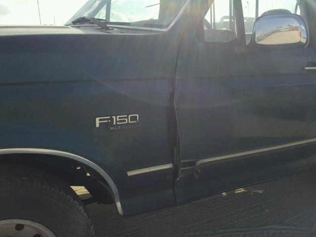 1FTEF15NXSNA80203 - 1995 FORD F150 BLUE photo 9