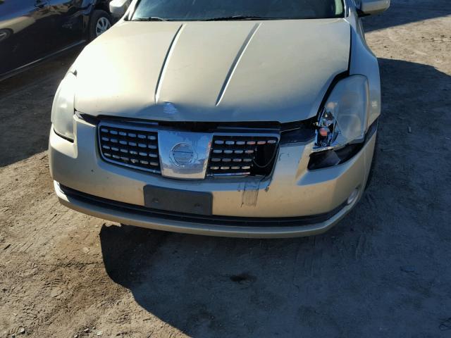 1N4BA41E64C841614 - 2004 NISSAN MAXIMA SE GOLD photo 9