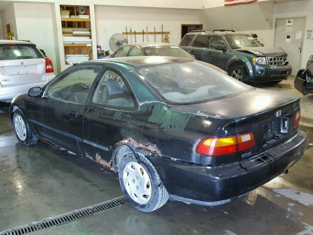 2HGEJ1129SH505771 - 1995 HONDA CIVIC EX BLACK photo 3