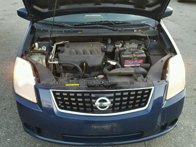 3N1AB61E49L643885 - 2009 NISSAN SENTRA 2.0 BLUE photo 7