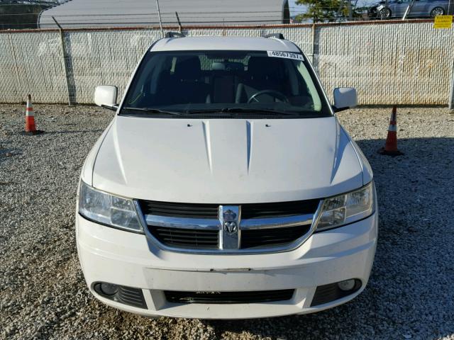 3D4PG5FV3AT241763 - 2010 DODGE JOURNEY SX WHITE photo 9