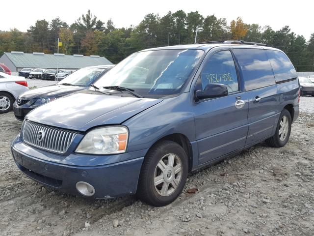 2MRDA20224BJ11663 - 2004 MERCURY MONTEREY BLUE photo 2