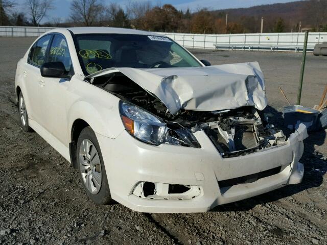 4S3BMAA66D1014295 - 2013 SUBARU LEGACY 2.5 WHITE photo 1