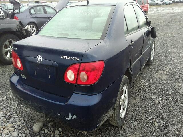 2T1BR32E46C671257 - 2006 TOYOTA COROLLA CE BLUE photo 4