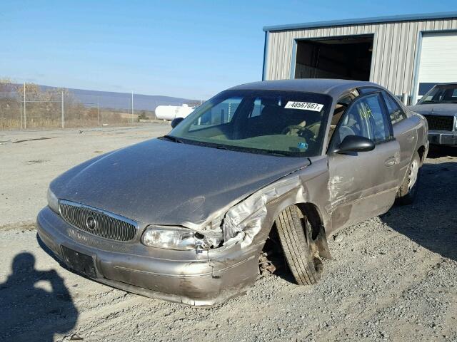 2G4WS52J321175255 - 2002 BUICK CENTURY CU TAN photo 2