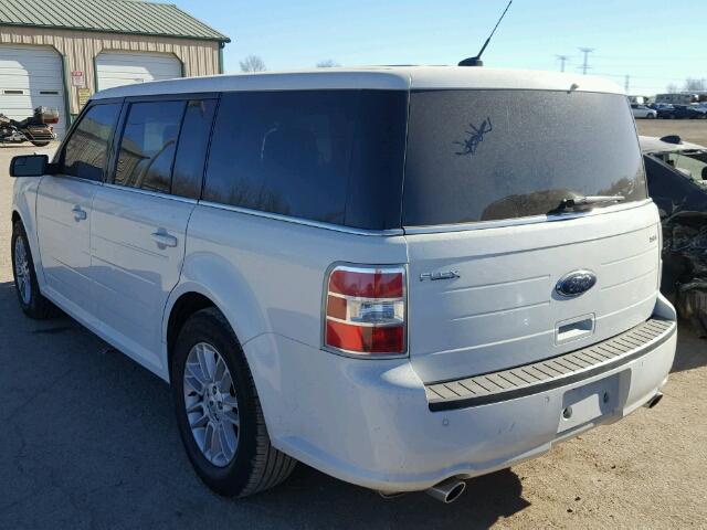 2FMGK5C83DBD30691 - 2013 FORD FLEX SEL თეთრი ფოტო 3