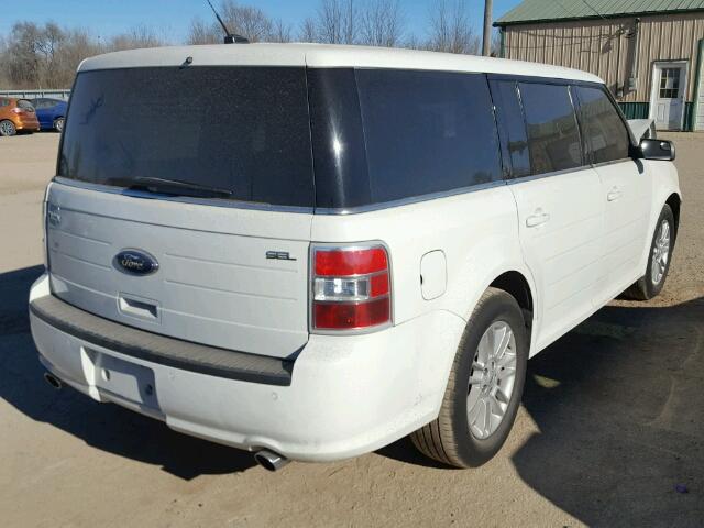 2FMGK5C83DBD30691 - 2013 FORD FLEX SEL თეთრი ფოტო 4
